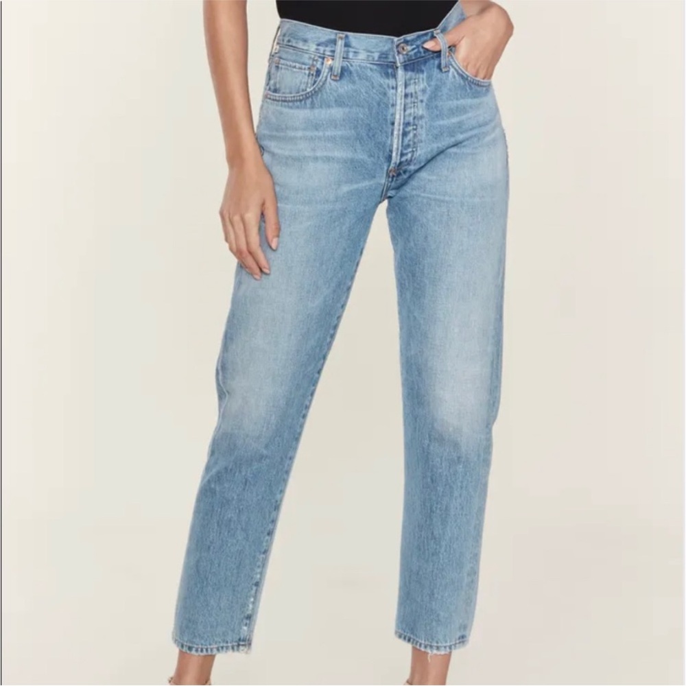 Citizens of Humanity Liya High Rise Classic Fit Crop Jeans 25